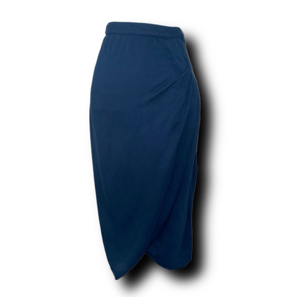 Linda Loudermilk Eco Friendly Bamboo Blend Midi Skirt Sustainable Fashion Vibes